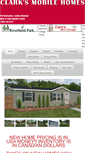 Mobile Screenshot of clarksmobilehomes.com